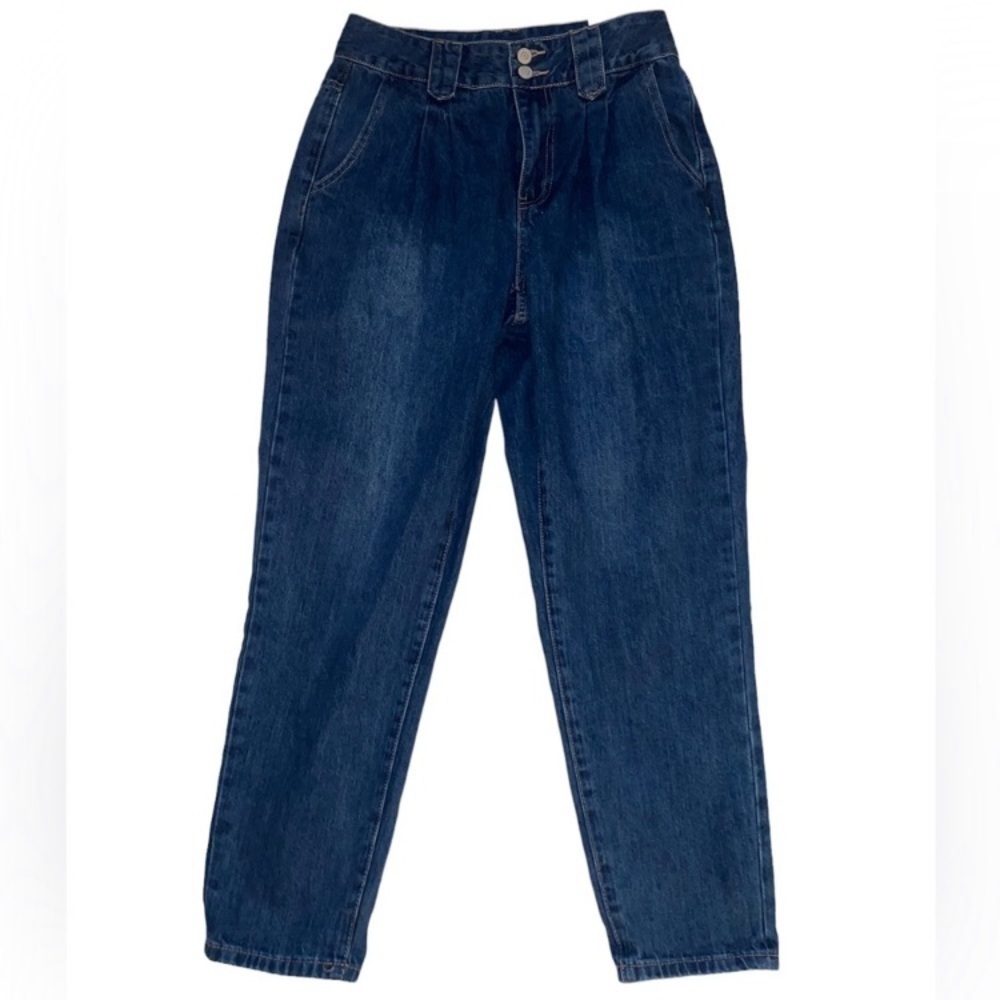 YMI Dream Collection Size 5 -  5/27 Denim Balloon Fit Pleated Mom Jeans